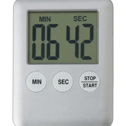 Minutnik kuchenny z magnesem / Srebrny V8554-32
