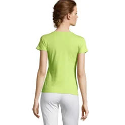 MISS Damski T-SHIRT 150g / Apple Green S11386-AG-L