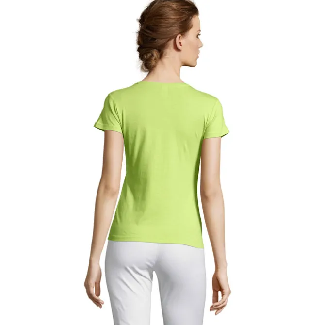 MISS Damski T-SHIRT 150g / Apple Green S11386-AG-M