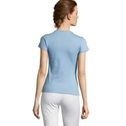 MISS Damski T-SHIRT 150g / Blekitny S11386-SK-XL