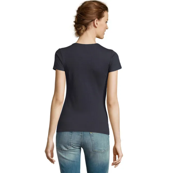 MISS Damski T-SHIRT 150g / Granatowy S11386-NY-L