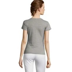 MISS Damski T-SHIRT 150g / Szary melanż S11386-GM-XXL