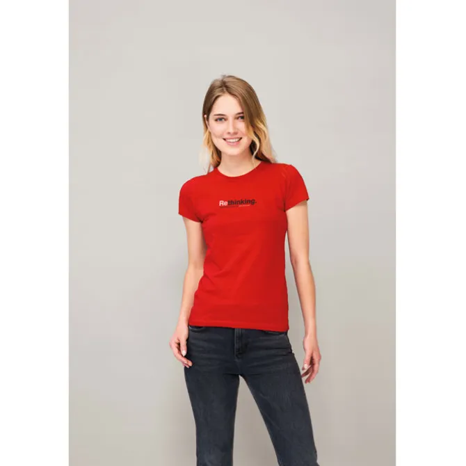 MISS Damski T-SHIRT 150g / Szary melanż S11386-GM-XXL