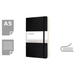MOLESKINE EXPANDED Notatnik ok. A5 / Czarny VM308-03