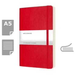 MOLESKINE EXPANDED Notatnik ok. A5 / Czerwony VM308-05