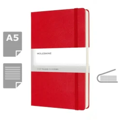 MOLESKINE EXPANDED Notatnik ok. A5 / Czerwony VM307-05