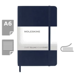 MOLESKINE Notatnik ok. A6 / Ciemnoniebieski VM203-27
