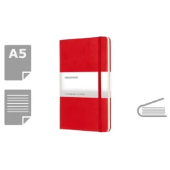 MOLESKINE Notatnik ok. A5 / Czerwony VM301-05/C