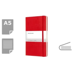 MOLESKINE Notatnik ok. A5 / Czerwony VM301-52