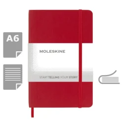 MOLESKINE Notatnik ok. A6 / Czerwony VM203-05
