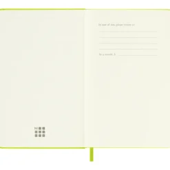 MOLESKINE Notatnik ok. A6 / Limonkowy VM202-09