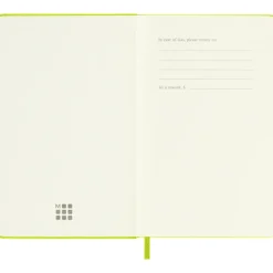 MOLESKINE Notatnik ok. A6 / Limonkowy VM201-09