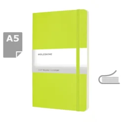 MOLESKINE Notatnik ok. A5 / Limonkowy VM306-09