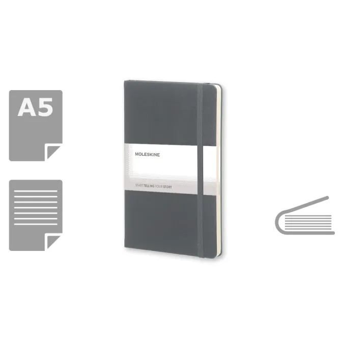 MOLESKINE Notatnik ok. A5 / Szary VM301-19