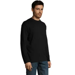 MONARCH Męski T-SHIRT 150g / Deep black S11420-DB-XL