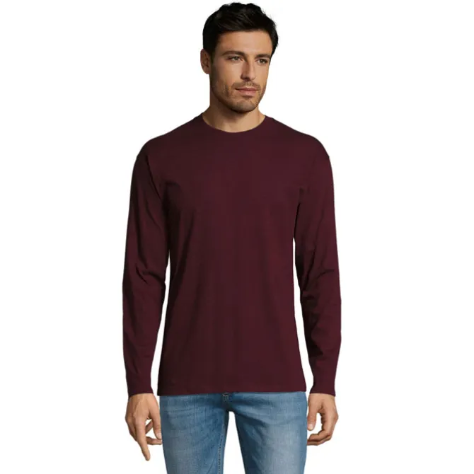 MONARCH Męski T-SHIRT 150g / Oxblood S11420-OX-M