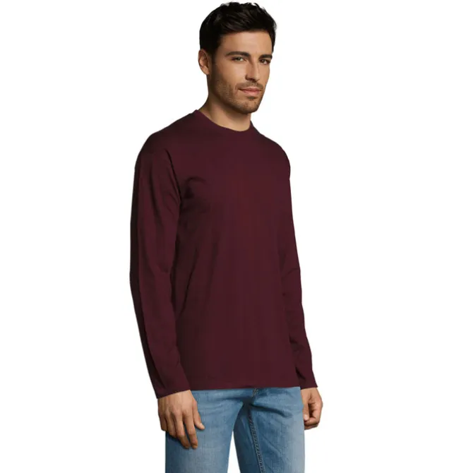 MONARCH Męski T-SHIRT 150g / Oxblood S11420-OX-L