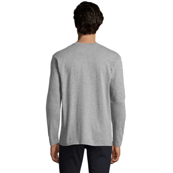 MONARCH Męski T-SHIRT 150g / Szary melanż S11420-GM-XL