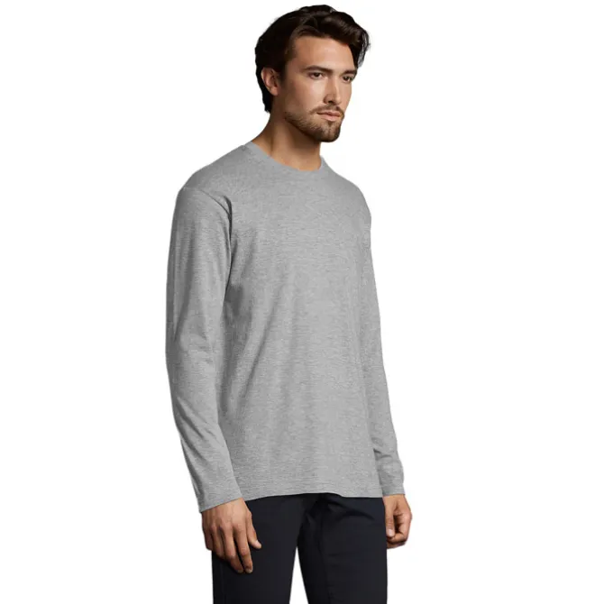 MONARCH Męski T-SHIRT 150g / Szary melanż S11420-GM-XL