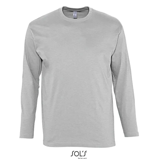 MONARCH Męski T-SHIRT 150g / Szary melanż S11420-GM-XL