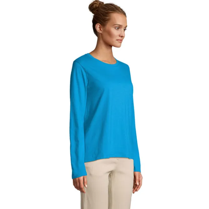 MONARCH WOMEN T-SHIRTS / Aqua S04443-AQ-M
