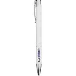Moneta długopis z aluminium z recyklingu / Biały 10798401