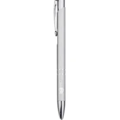 Moneta długopis z aluminium z recyklingu / Srebrny 10798481