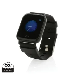Monitor aktywności Fit Watch, TPE z recyklingu / Czarny P330.891