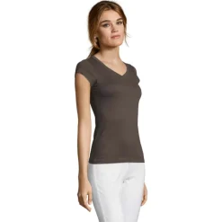 MOON Damski T-SHIRT 150g / Ciemny Szary S11388-DG-M