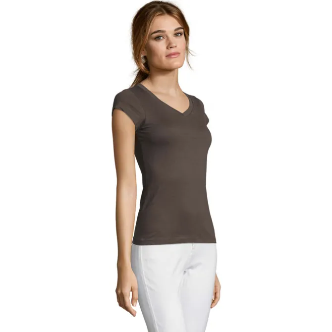 MOON Damski T-SHIRT 150g / Ciemny Szary S11388-DG-M