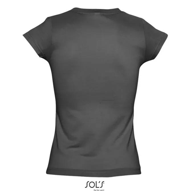 MOON Damski T-SHIRT 150g / Ciemny Szary S11388-DG-M
