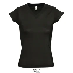 MOON Damski T-SHIRT 150g / Deep black S11388-DB-L