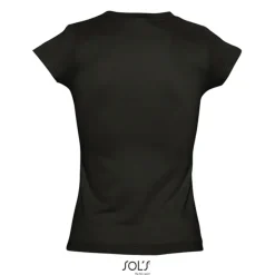 MOON Damski T-SHIRT 150g / Deep black S11388-DB-3XL