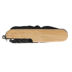 Multi-tool bamboo 9 funkcji / Czarny LT93409-N0002