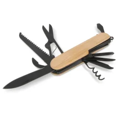 Multi-tool bamboo 9 funkcji / Czarny LT93409-N0002