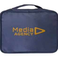 Muse organizer na kosmetyki do makijażu z certyfikatem GRS z tworzywa RPET / Granatowy 12077040