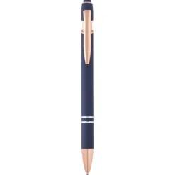 Nanna długopis z wykończeniem w kolorze różowego złota  / Błękit oceanu 10797451