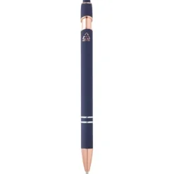 Nanna długopis z wykończeniem w kolorze różowego złota  / Błękit oceanu 10624651