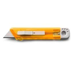 Nóż do tapet z mechanizmem zabezpieczającym / Pomarańczowy V5633-07