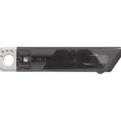 Nóż do tapet z mechanizmem zabezpieczającym / Czarny V5633-03