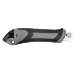 Nóż do tapet z mechanizmem zabezpieczającym, zapasowe ostrza w komplecie | Sutton / Szary V7237-19