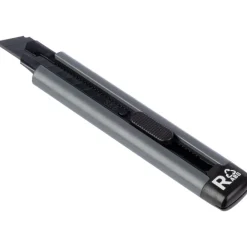 Nóż do tapet z mechanizmem zabezpieczającym / Szary VA220-19