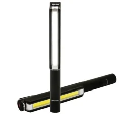 NEBO Latarka LIL LARRY, czarna - 250 lumenów, COB LED, 3 tryby pracy / Czarny EXPNE6373-CZ