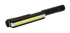 NEBO Latarka LIL LARRY, czarna - 250 lumenów, COB LED, 3 tryby pracy / Czarny EXPNE6373-CZ