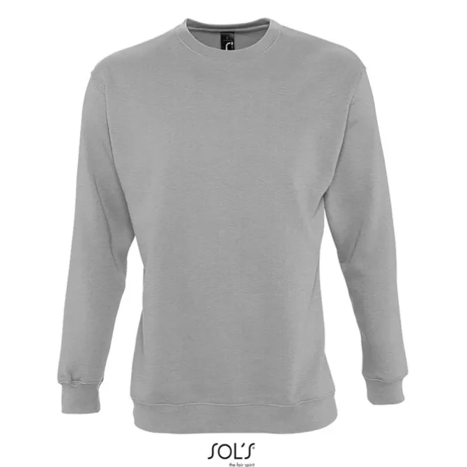 NEW SUPREME Bluza 280g / Szary melanż S13250-GM-XXL