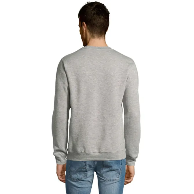 NEW SUPREME Bluza 280g / Szary melanż S13250-GM-XXL