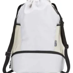Nomad ściągana na sznurek torba sportowa z recyklingu z certyfikatem GRS o pojemności 18l z dolną komorą / Sandstone 13009932