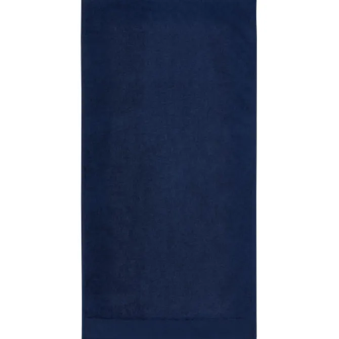 Nora bawełniany ręcznik kąpielowy o gramaturze 550 g/m² i wymiarach 50 x 100 cm / Granatowy 11700555