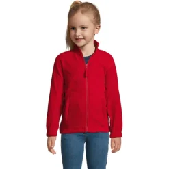 NORTH Dziecięcy polar 300g / Czerwony S00589-RD-XL
