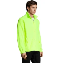 NORTH Męski polar 300g / Neon Yellow S55000-NE-S